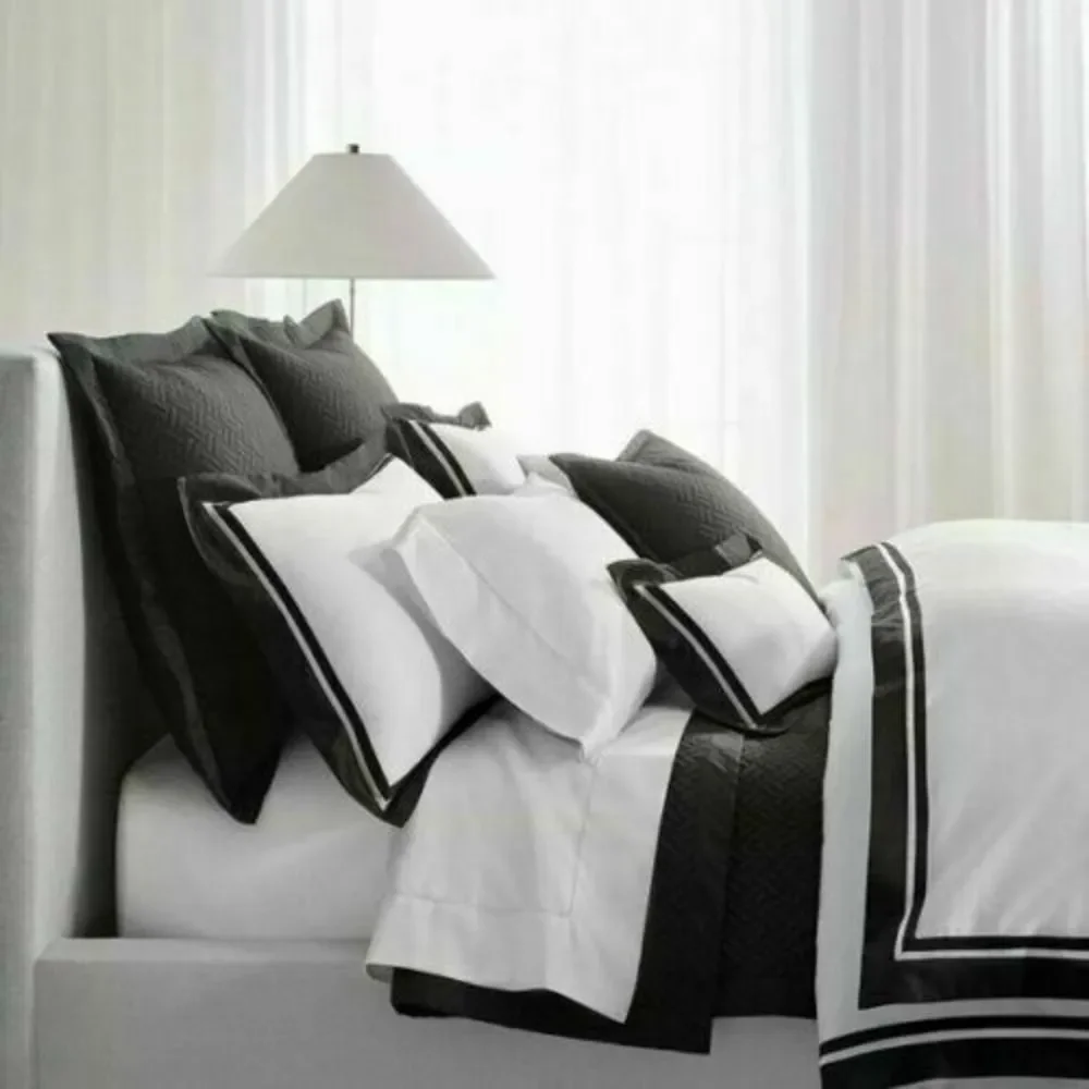 Ralph Lauren Home Bowery Euro Sham Metro Gray New in Package Retail $145